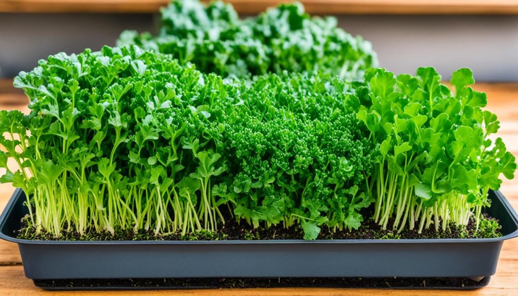 Comparison between Kale Microgreens and Full-Grown Kale