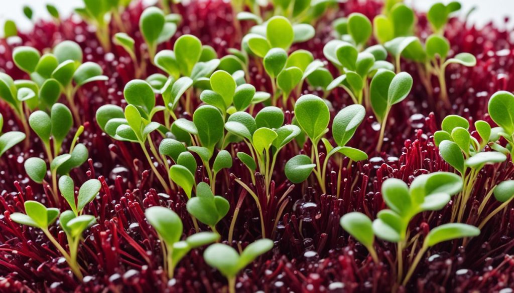 Fresh Bulls Blood Microgreens