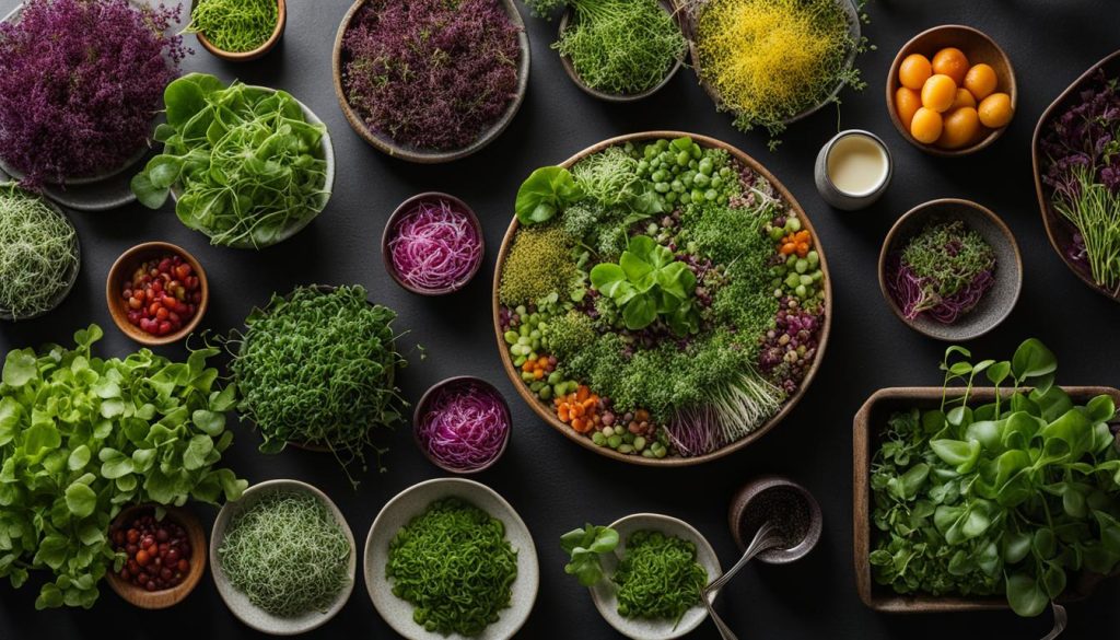 Microgreen Garnishing Techniques