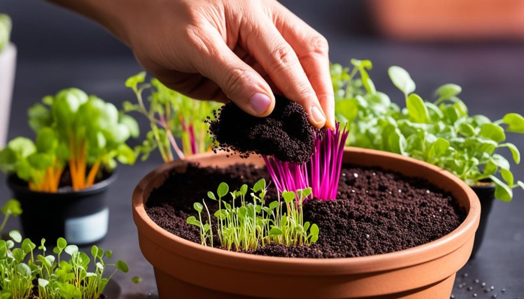 Organic Beet Microgreens Watering Techniques