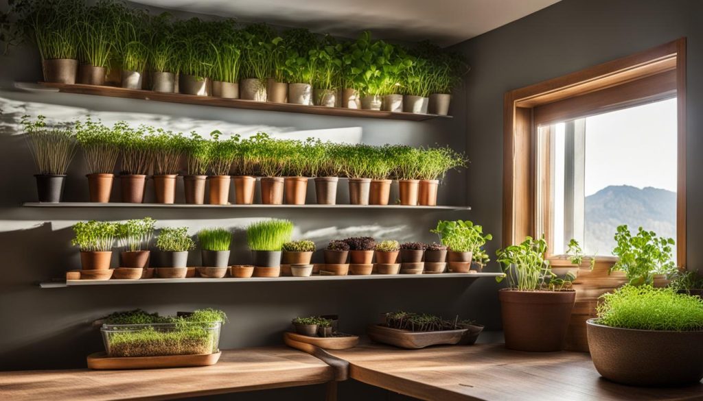 grow microgreens at home