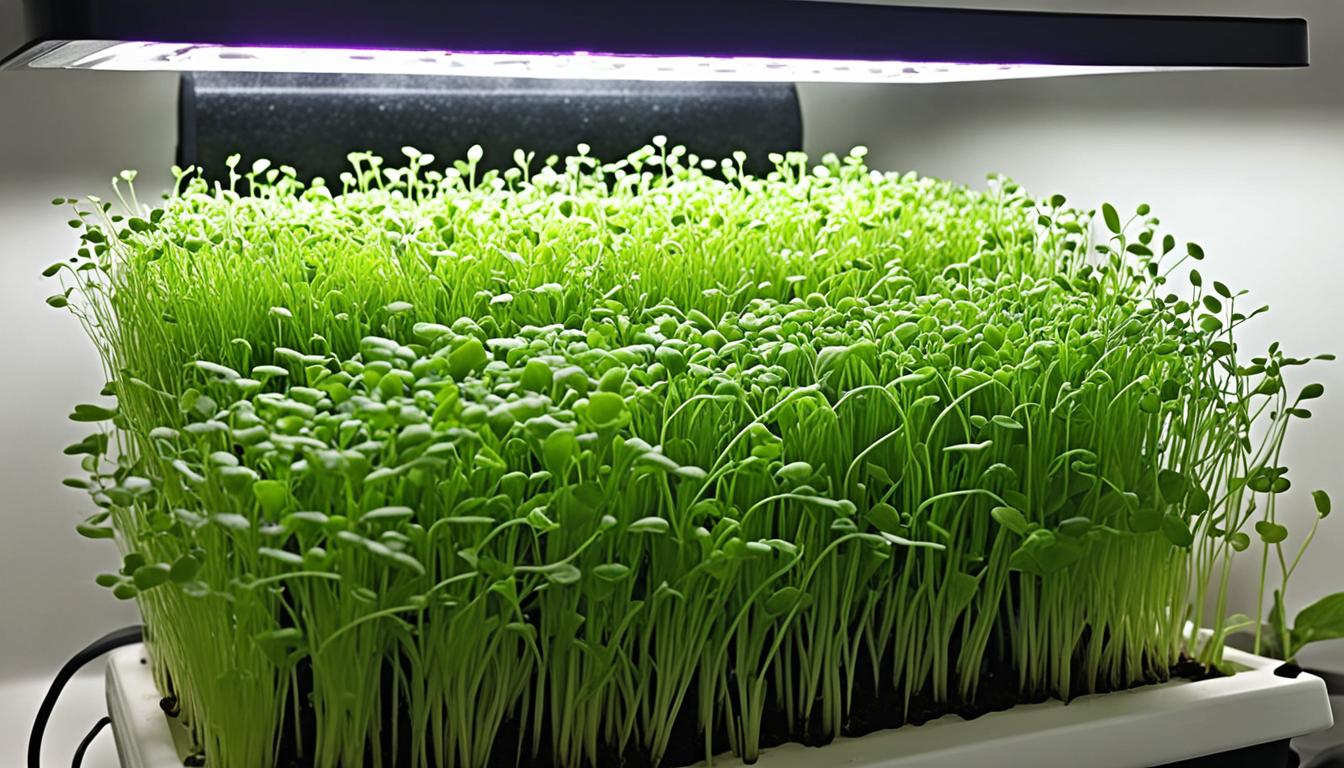 how to grow microgreens without soil