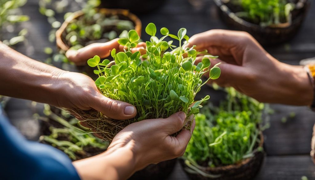 microgreens harvesting tips