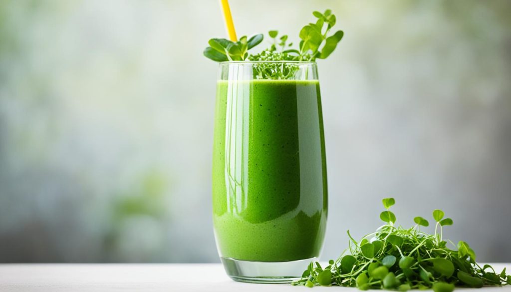 microgreens in smoothies