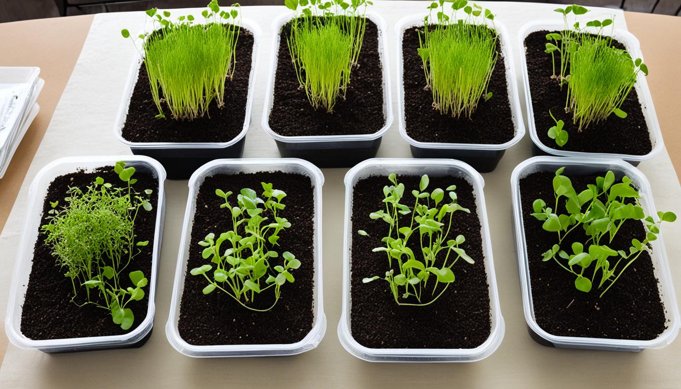 microgreens setup