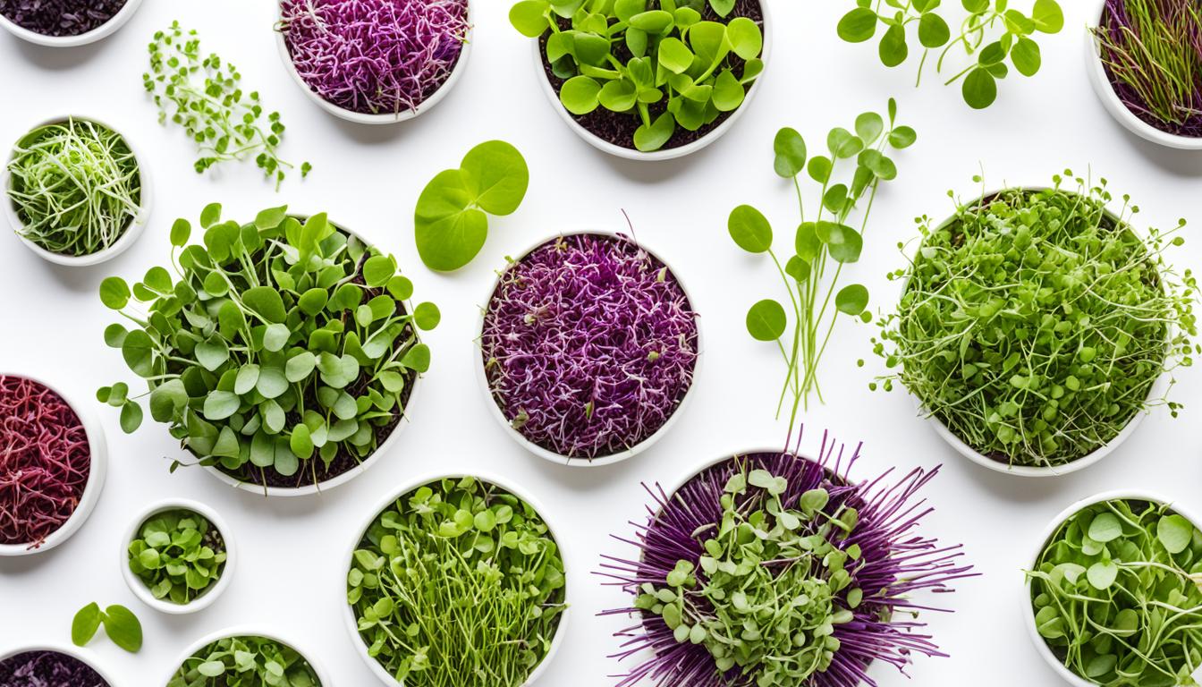 types of microgreens